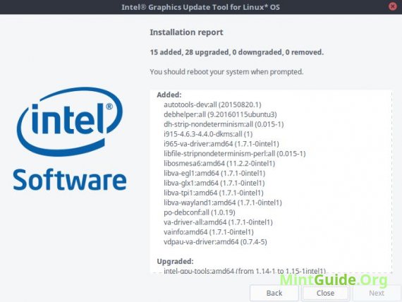 Intel linux. Линукс от Интел. Intel Graphics Driver. Intel installation.